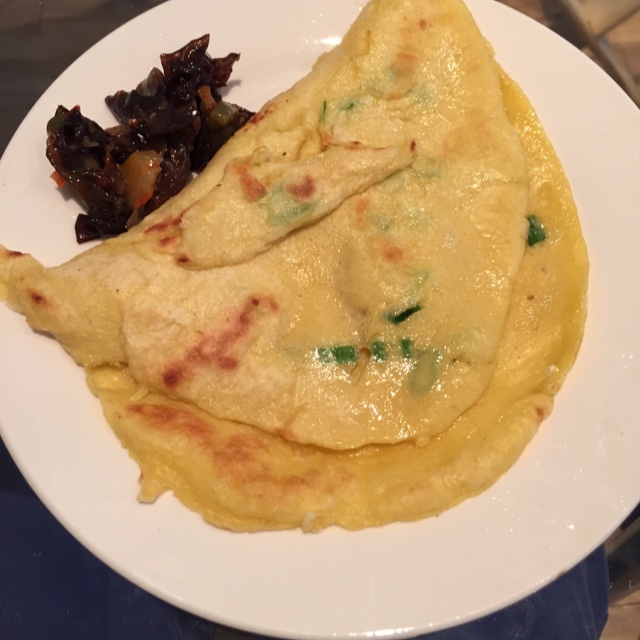 葱花鸡蛋饼