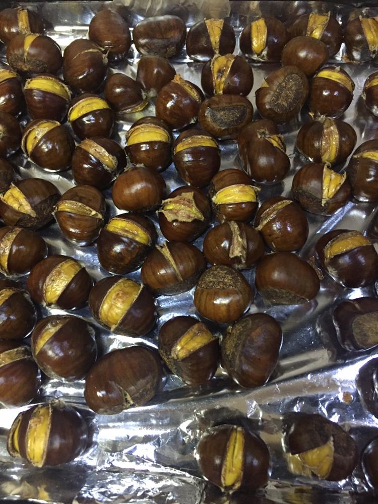 烤栗子（烤箱版）的做法