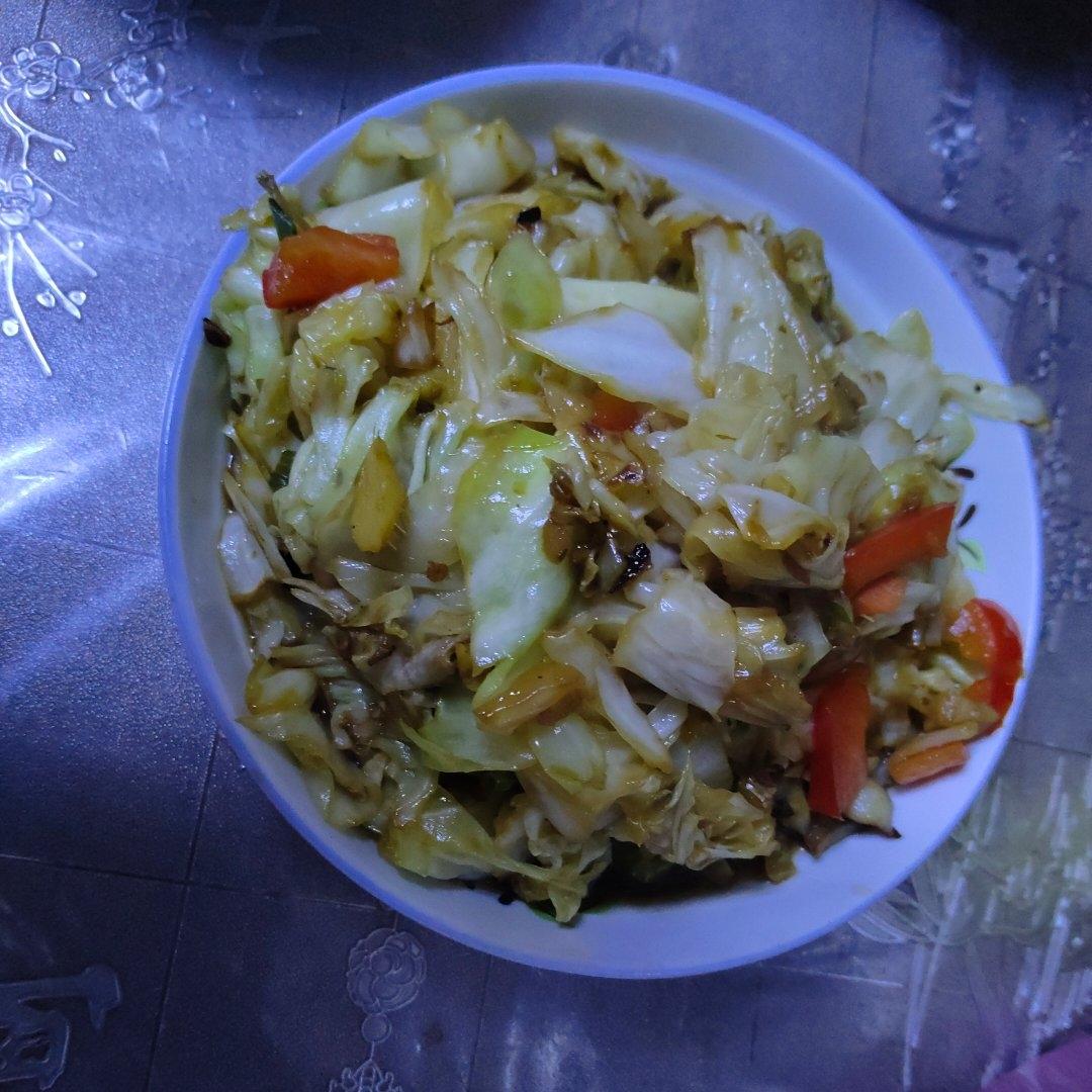 在家如何炒出餐馆的手撕包菜