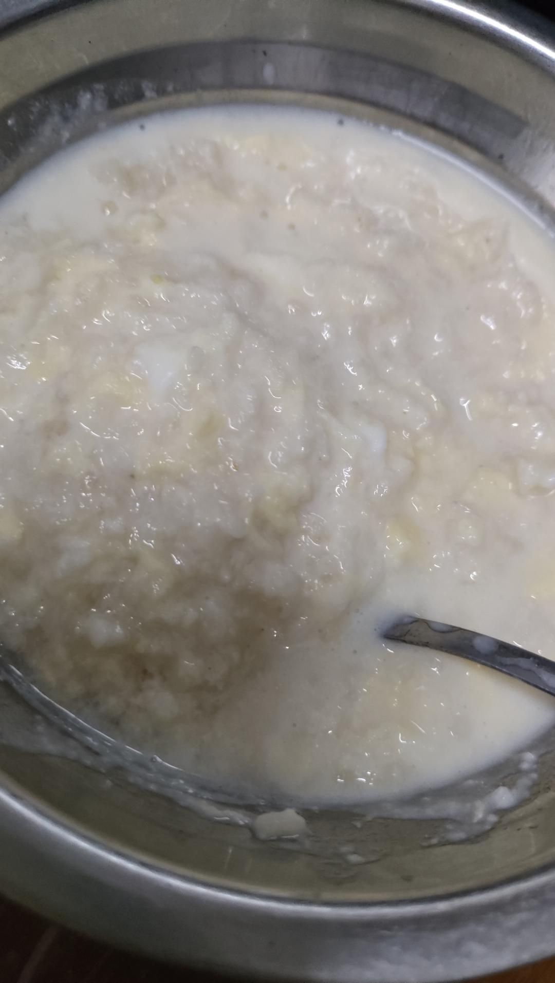 牛奶鸡蛋醪糟（酒酿甜品，不加小苏打的版本）