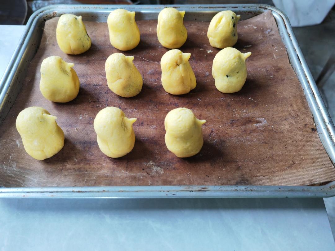 消耗炼乳｜做一窝胖嘟嘟小鸡烧果子