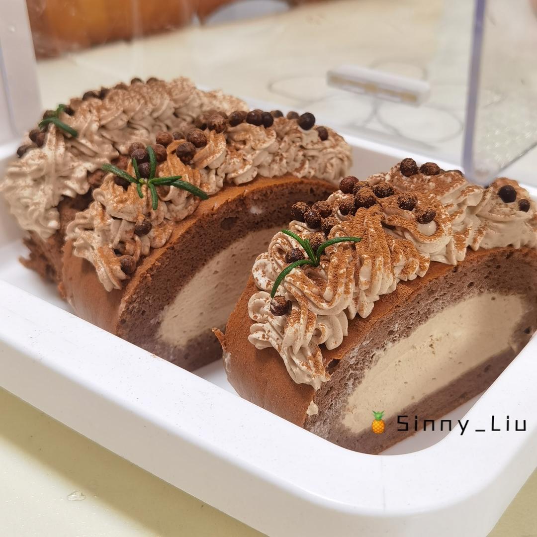 🍫双倍浓郁｜巧克力蛋糕卷｜卷不裂｜不消泡｜脏脏小贝
