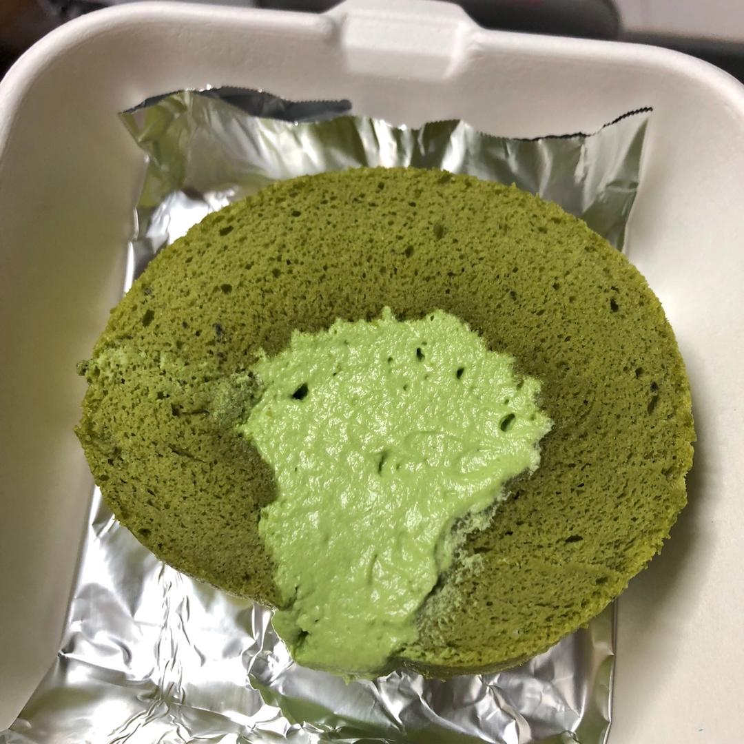 不易消泡的抹茶双享蛋糕卷