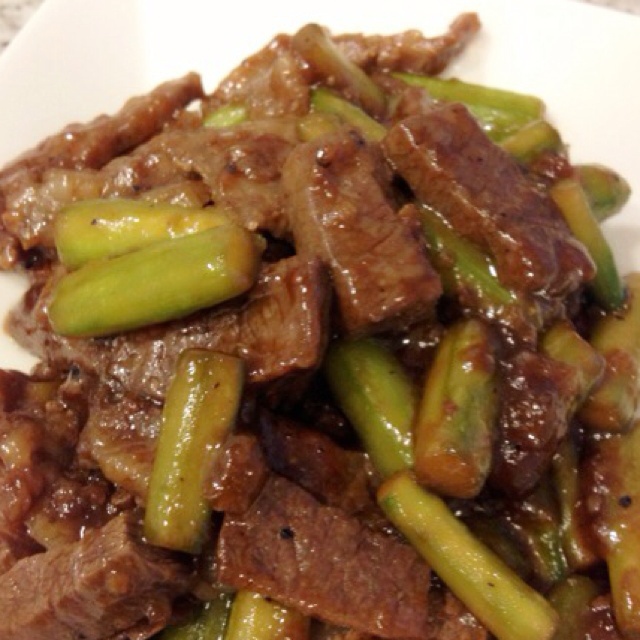 【曼食慢语】蚝油芦笋牛肉粒