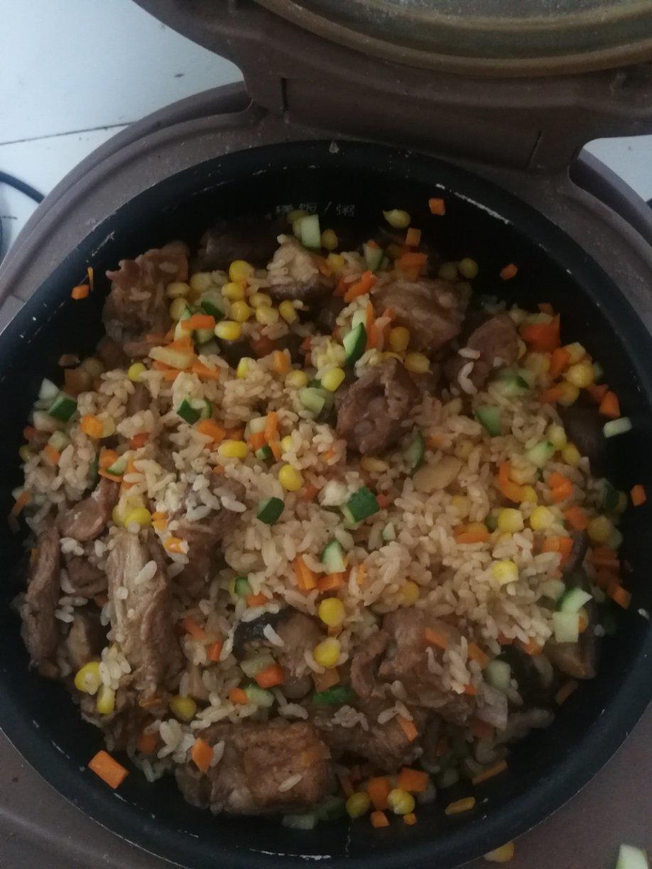 电饭锅版排骨焖饭