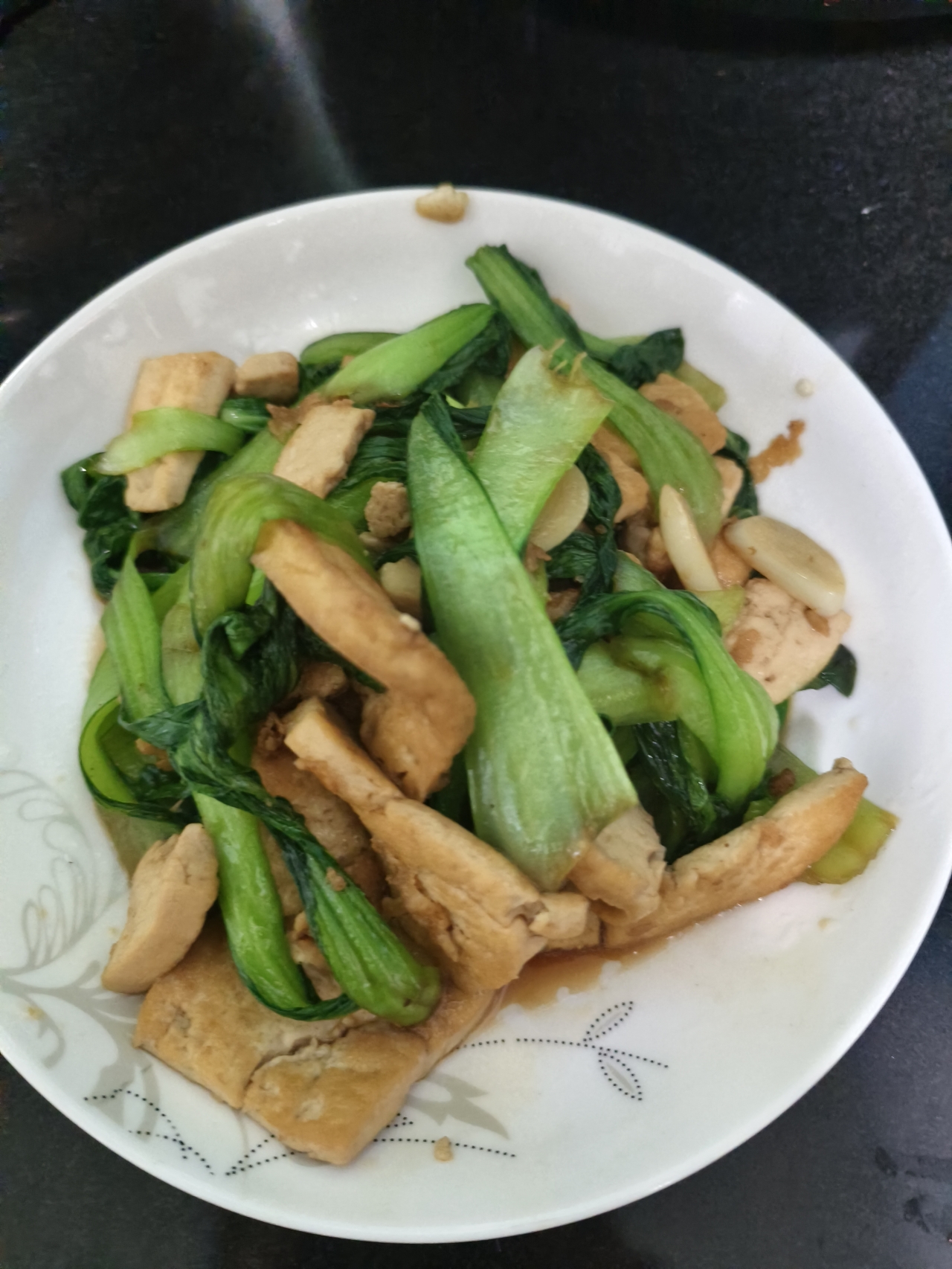 青菜炒豆腐