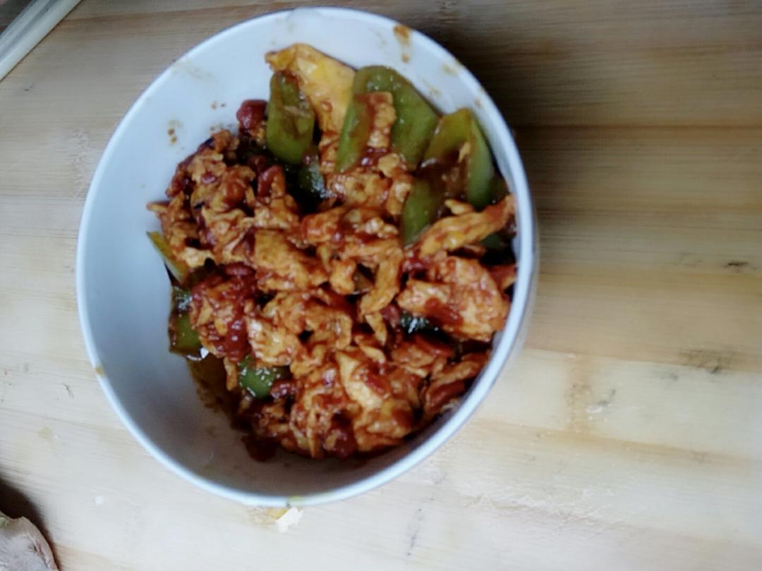 东北青椒鸡蛋酱