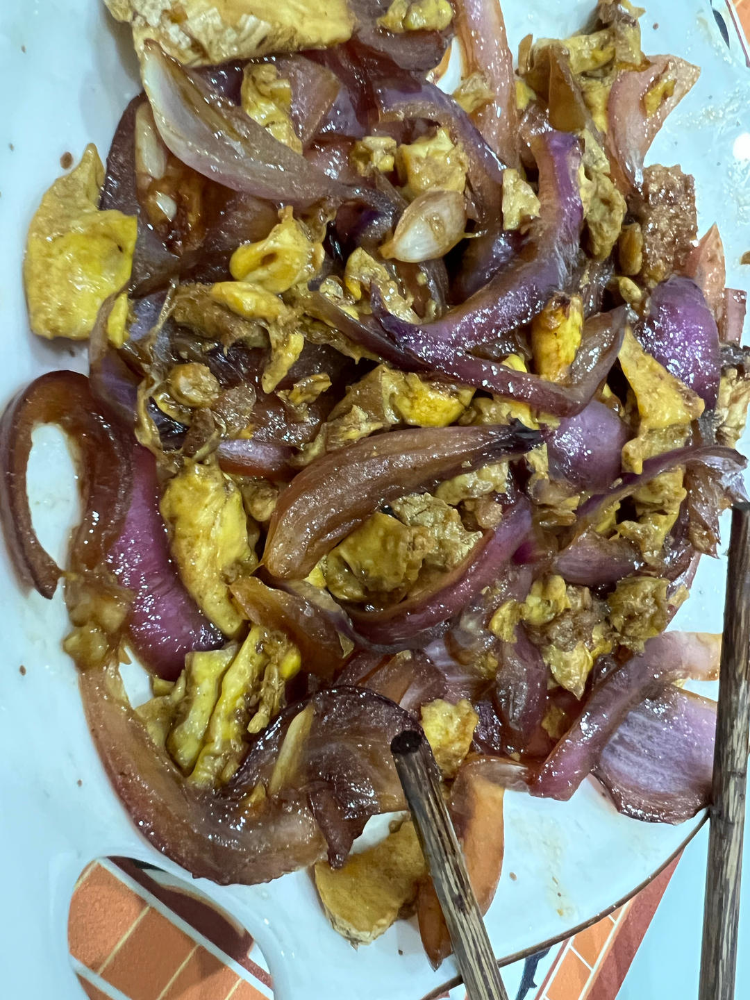 降压防癌的好食材  洋葱炒鸡蛋