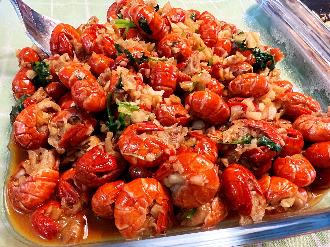 蒜蓉龙虾尾，不吃辣的小伙伴别错过