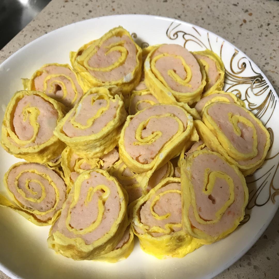 鲜虾蛋卷 宝宝辅食食谱