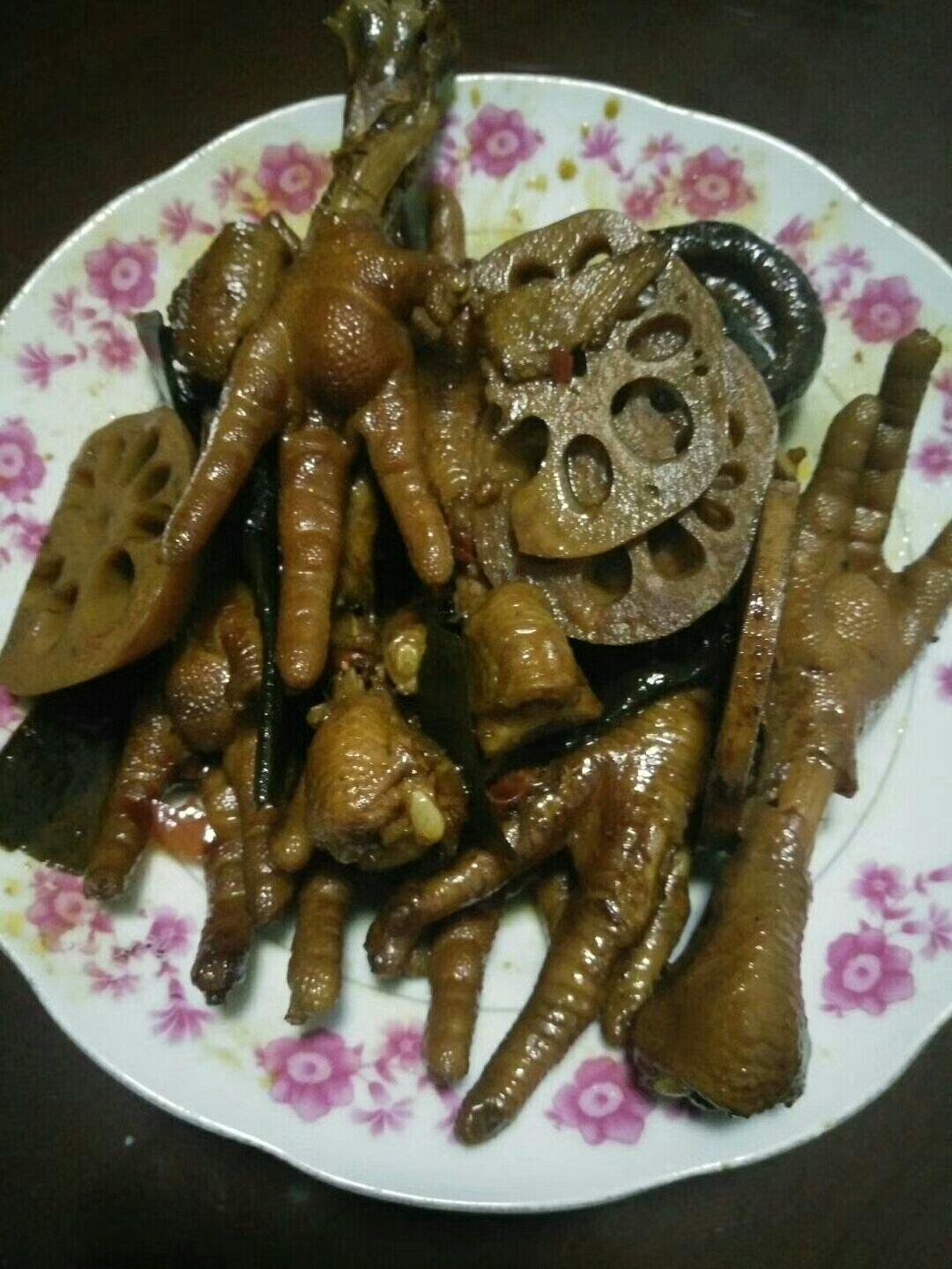 香辣卤鸡爪