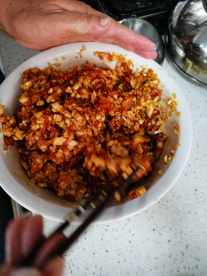 芸豆手切肉水饺的做法 步骤10