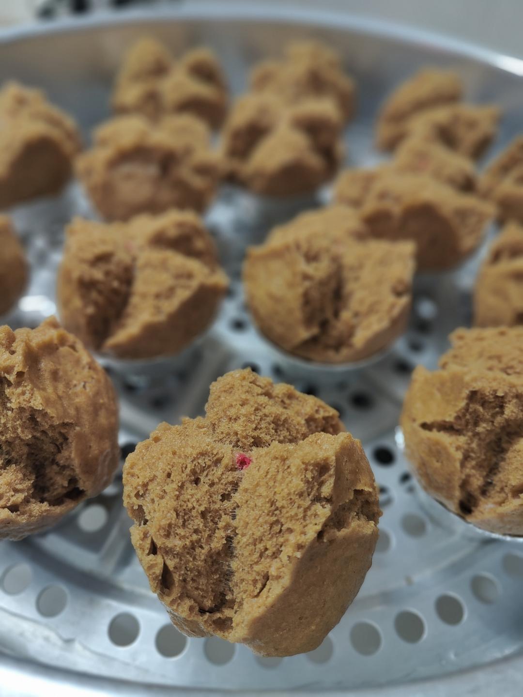 翻车20次，解锁不和面的红糖开花发糕！超EASY！