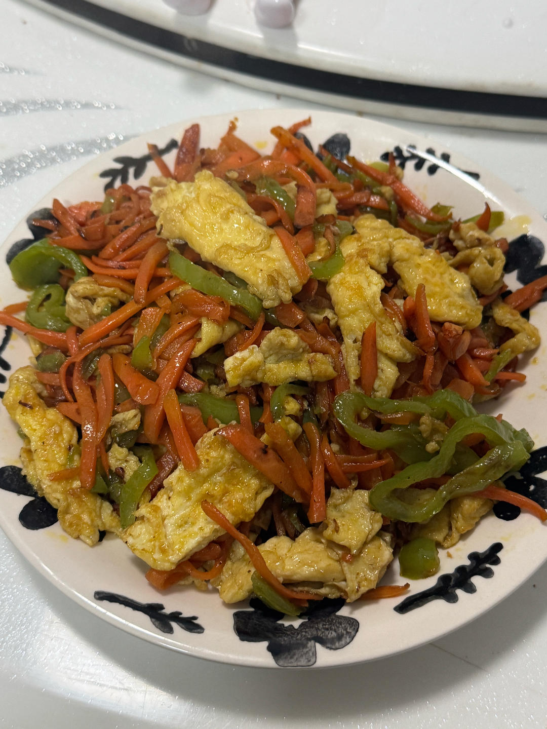胡萝卜炒鸡蛋
