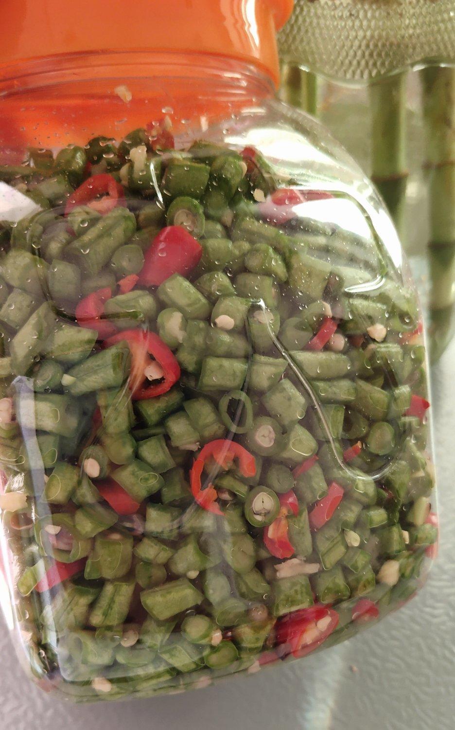 超简单版自制酸豆角