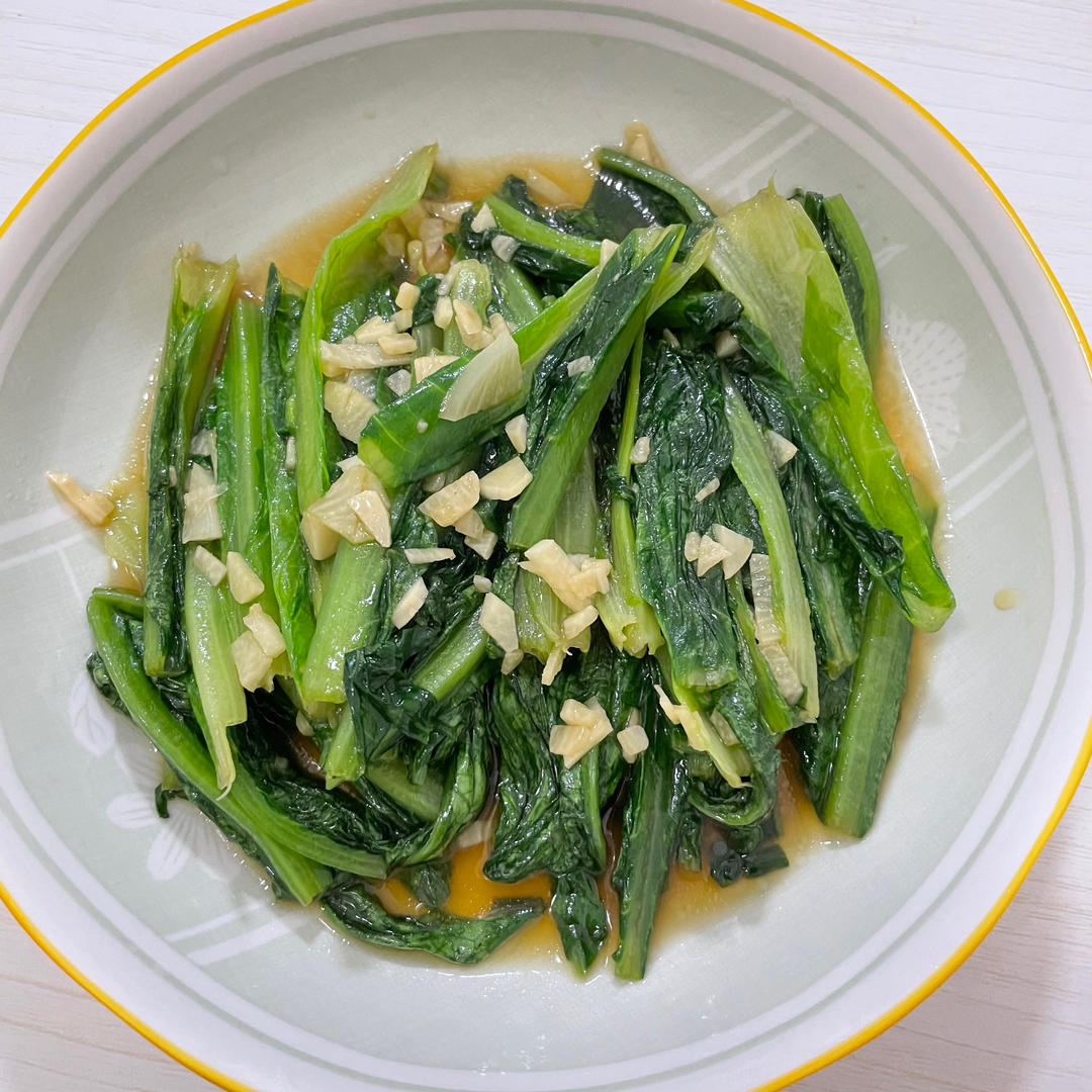 蒜蓉油麦菜（蚝油）