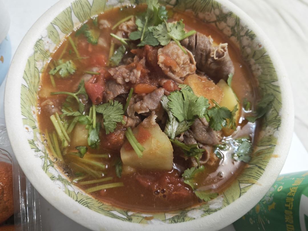 番茄土豆肥牛卷