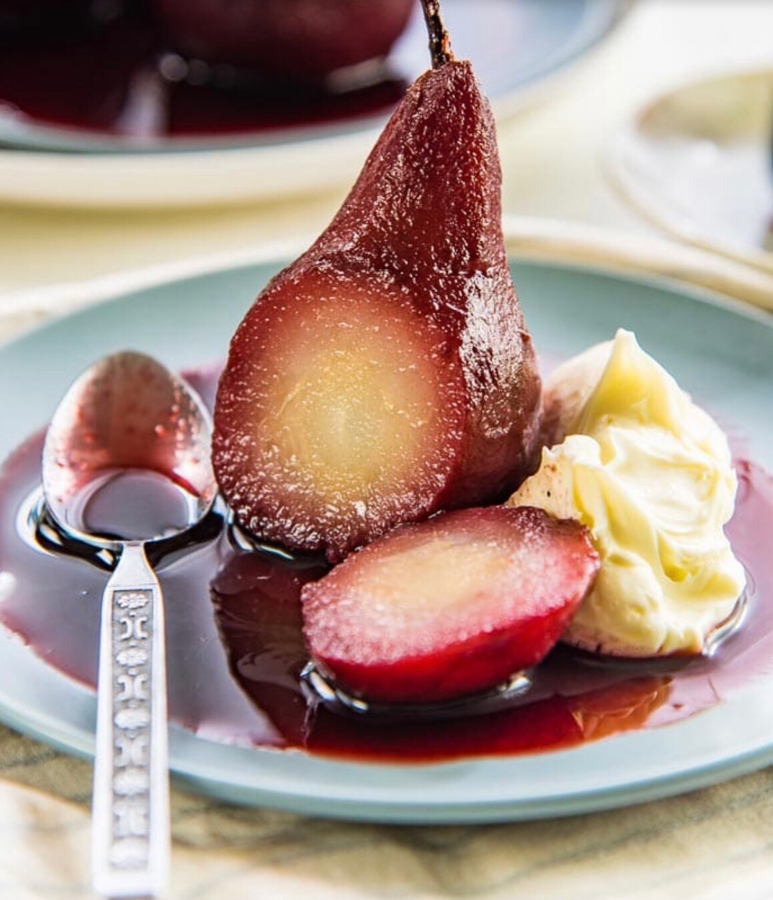 红酒炖梨Red wine poached pear的做法