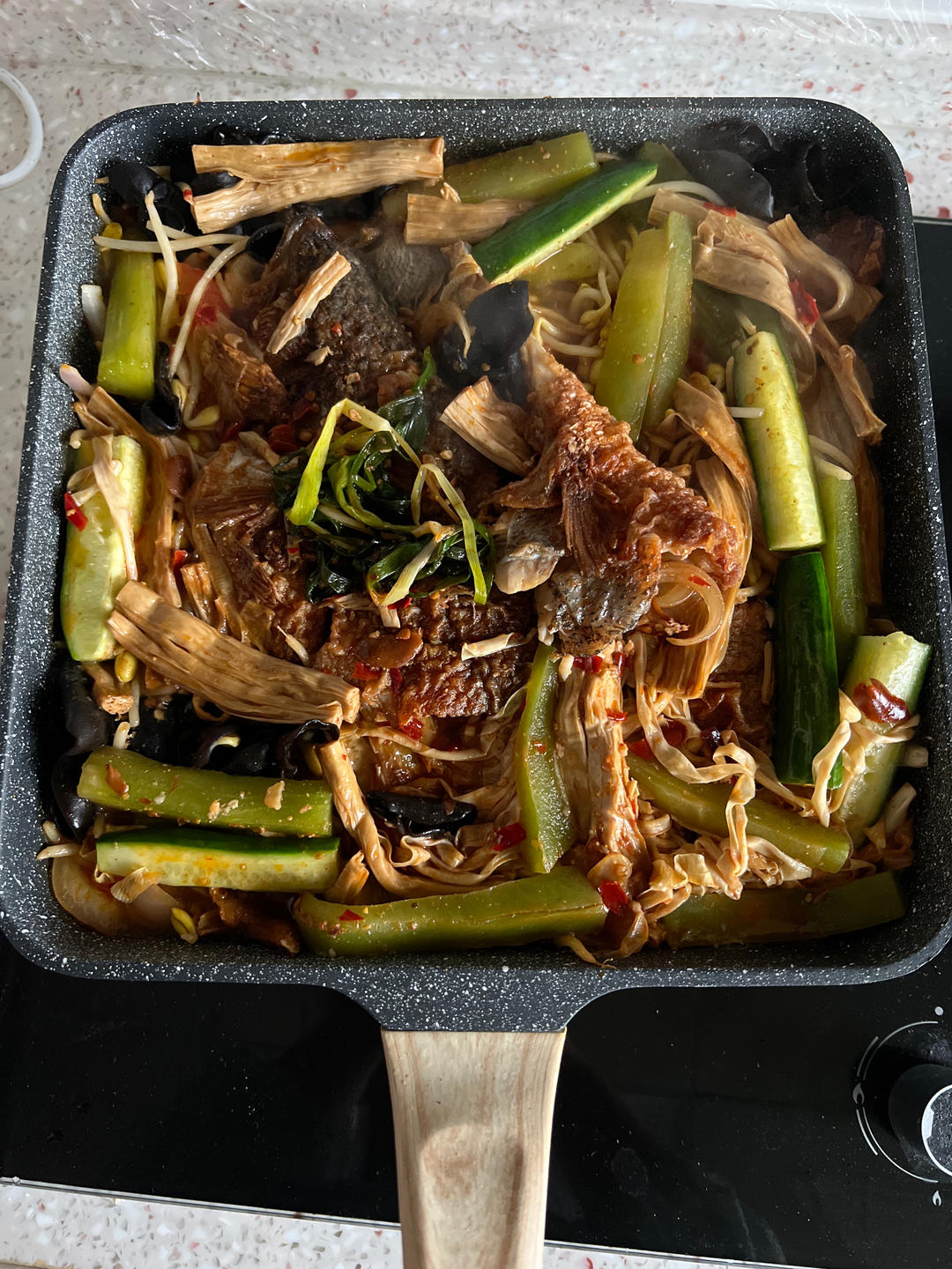 超快手超下饭的干烧鲈鱼 学不会你打我