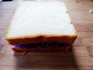 紫薯肉松三明治的做法 步骤6