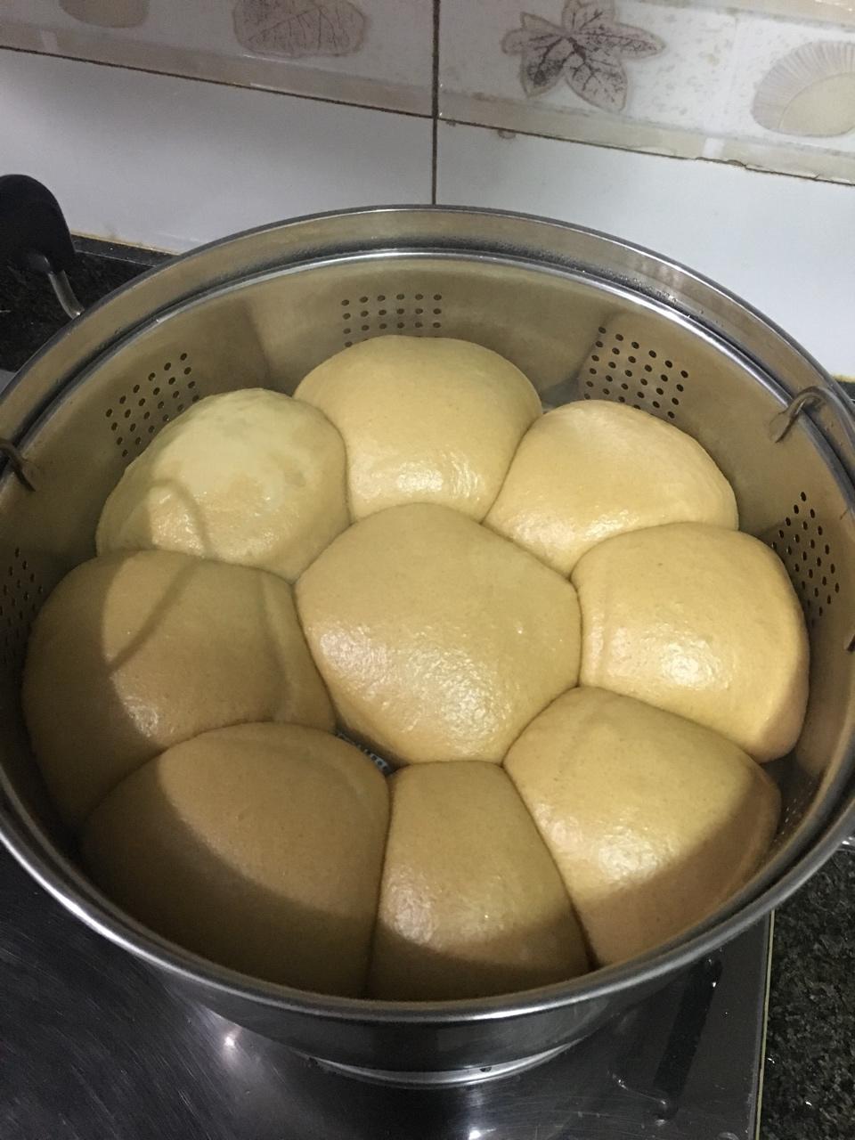 有着面包口感的红糖馒头（一次发酵）