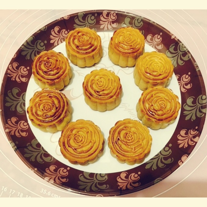 金沙奶黄月饼