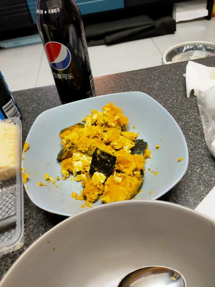 鸭蛋黄焗板栗南瓜（少油健康）