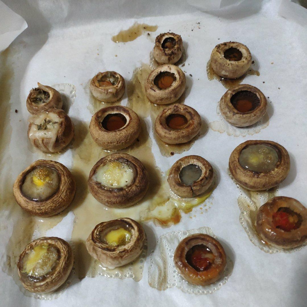 烤白蘑菇，双孢菇，口蘑，口菇，全程不加一滴油