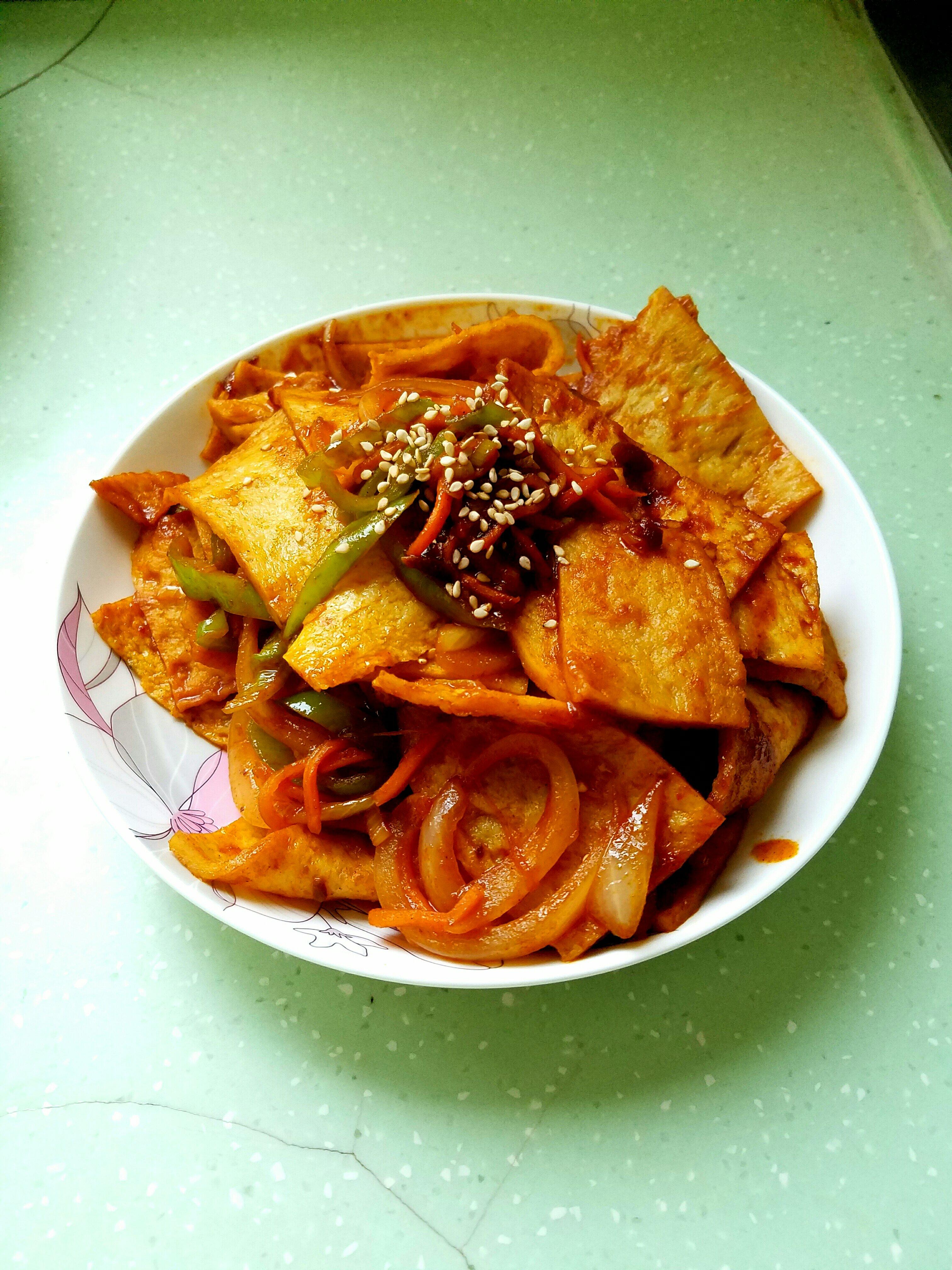 韩式炒鱼饼的做法