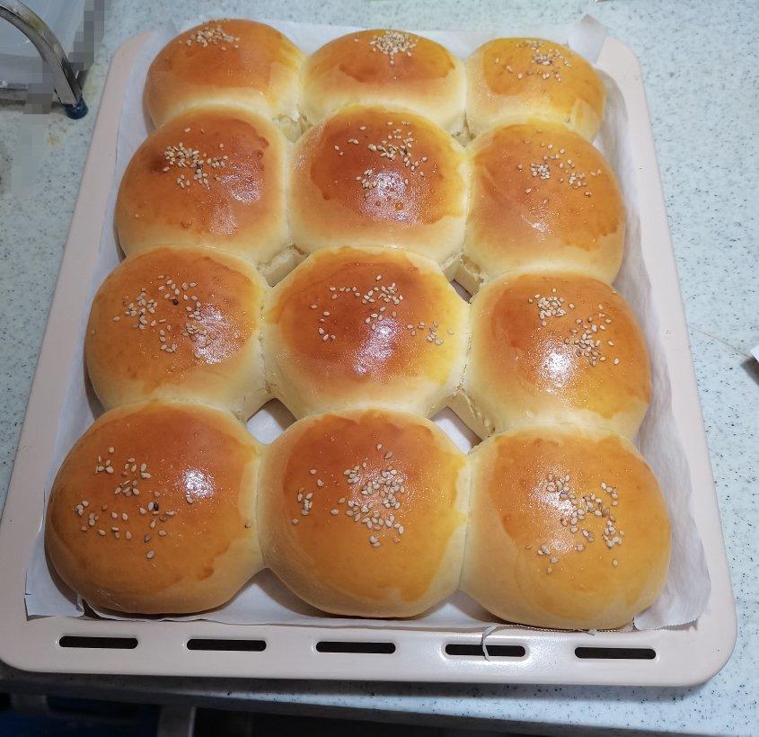 🥛超简单快手，柔软拉丝，一次发酵，牛奶小餐包