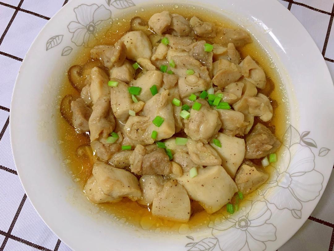 菌菇蒸鸡肉