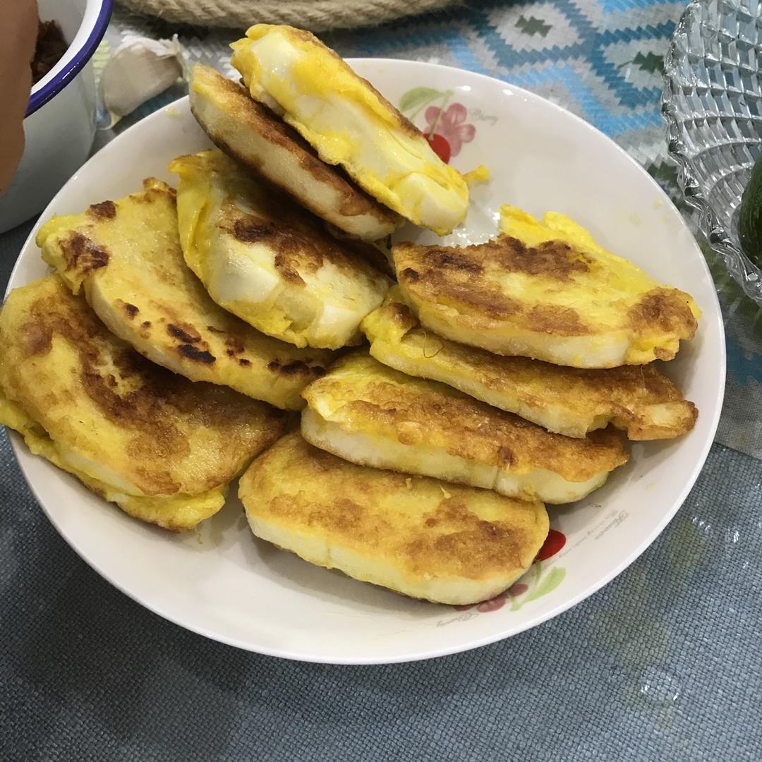 鸡蛋煎馒头片