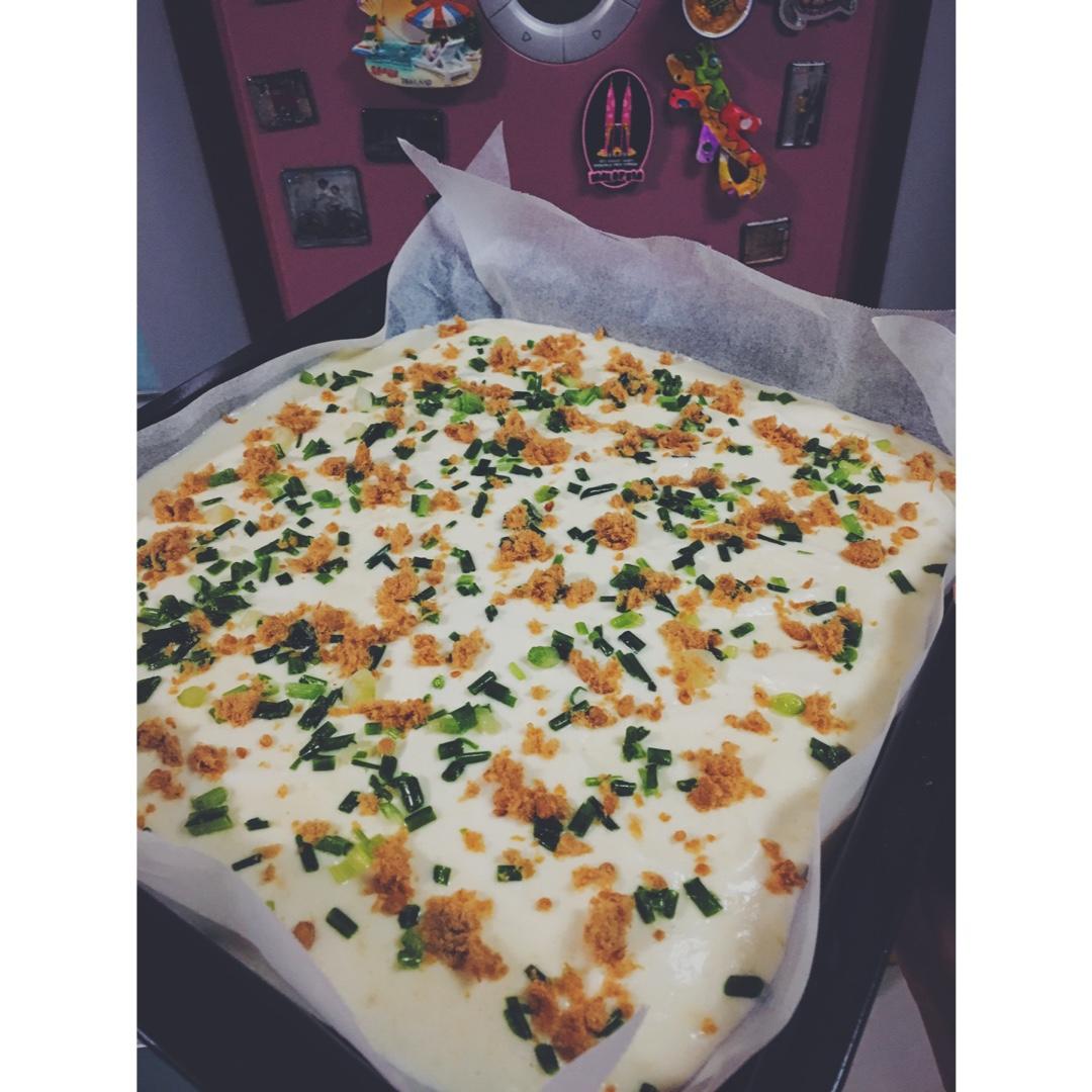 香葱肉松蛋糕卷