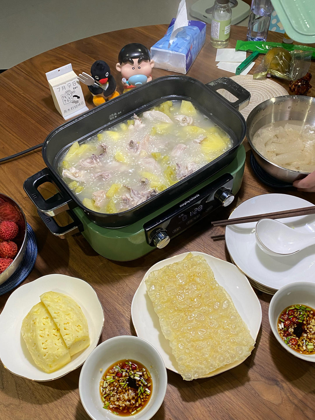 凤梨苦瓜鸡汤