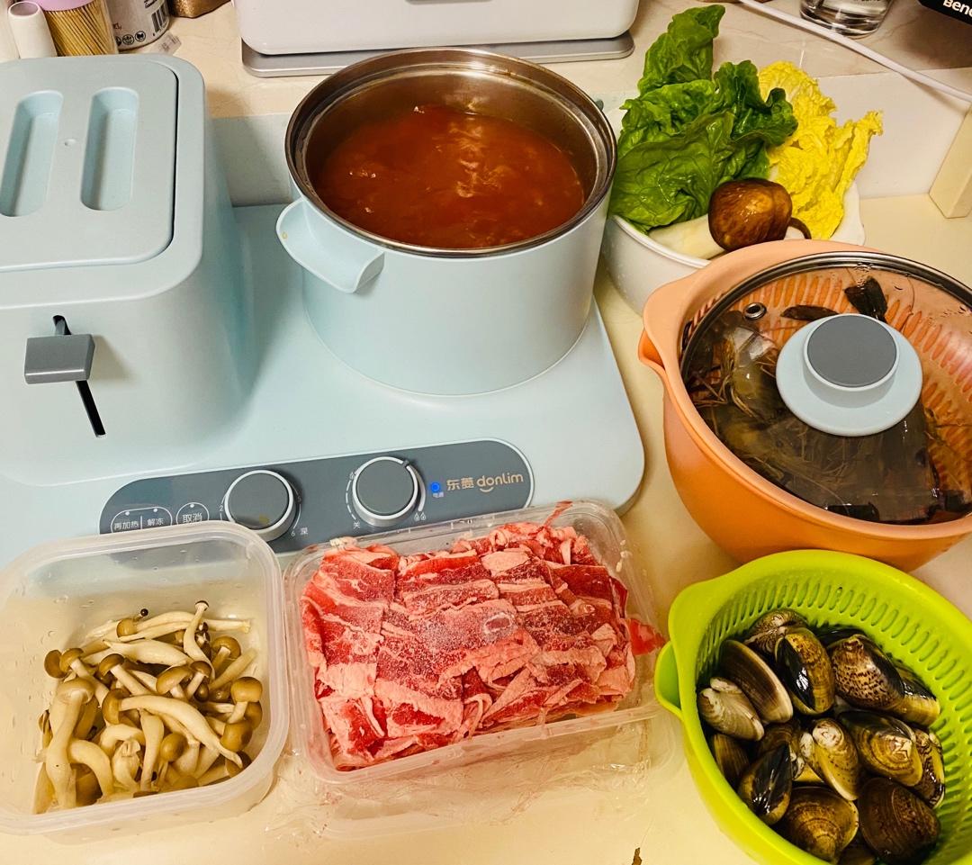 家庭简易版火锅 快手自制