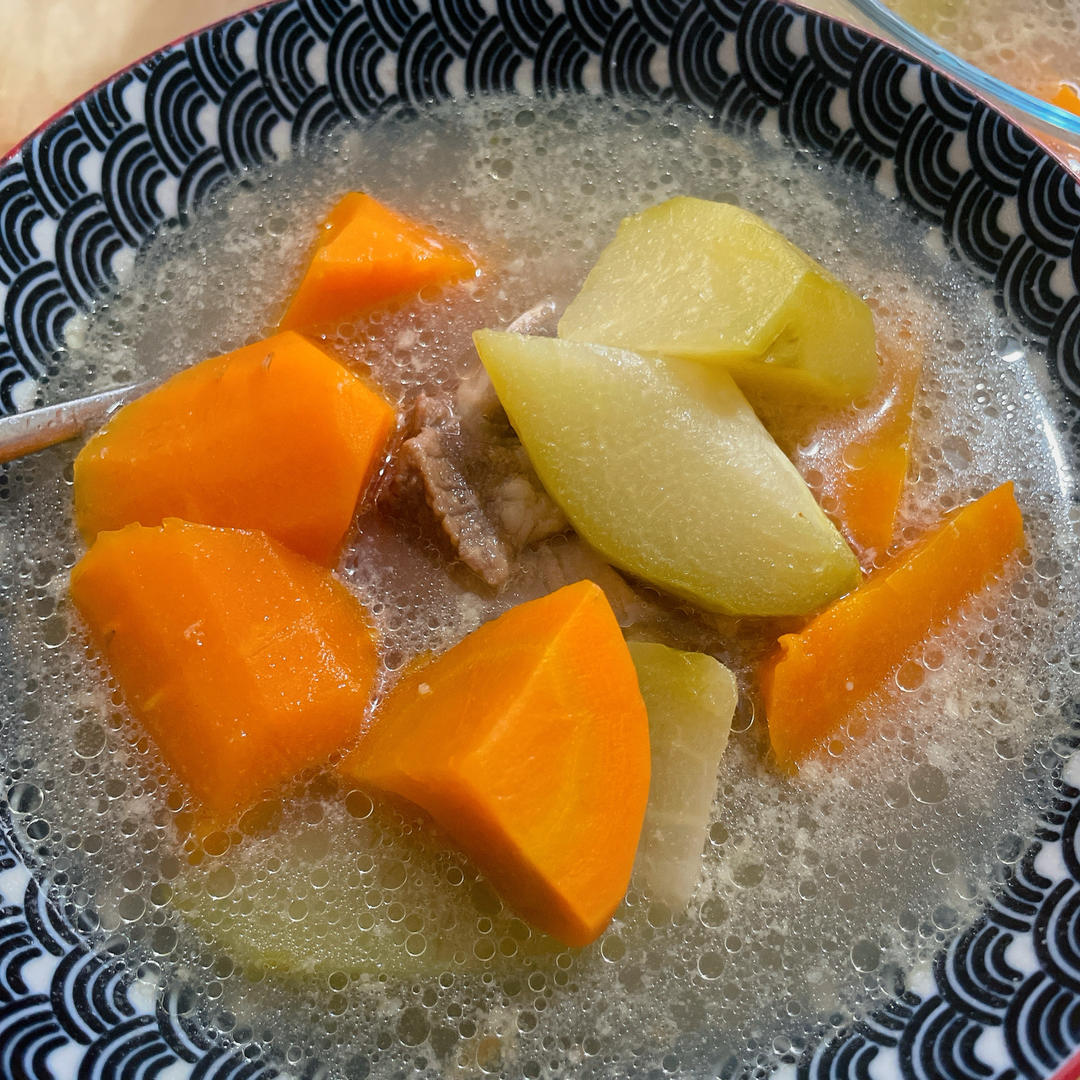 佛手瓜胡萝卜汤