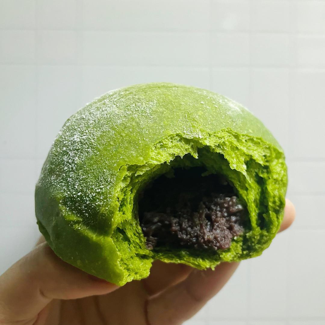 成功率100%的抹茶麻薯小餐包