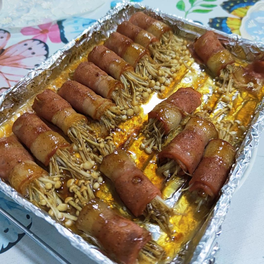 金针菇培根卷