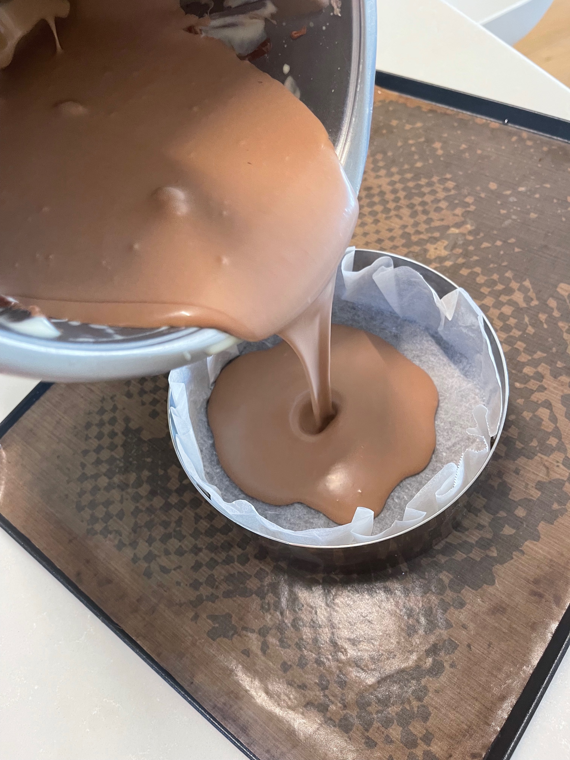 生巧克力+巧克力巴斯克（小美版）的做法 步骤4