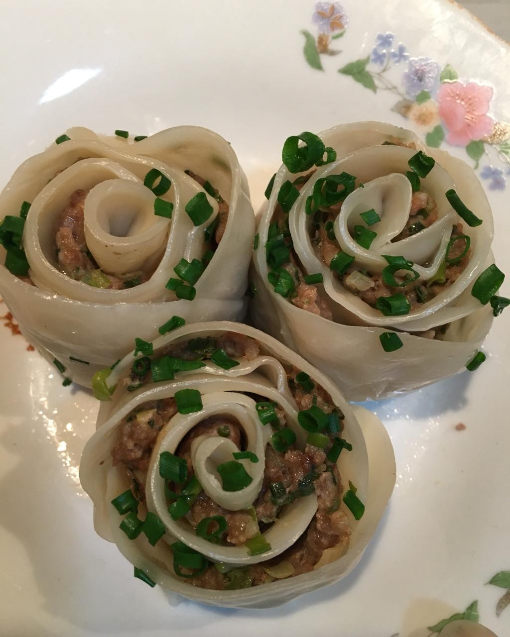玫瑰花饺子