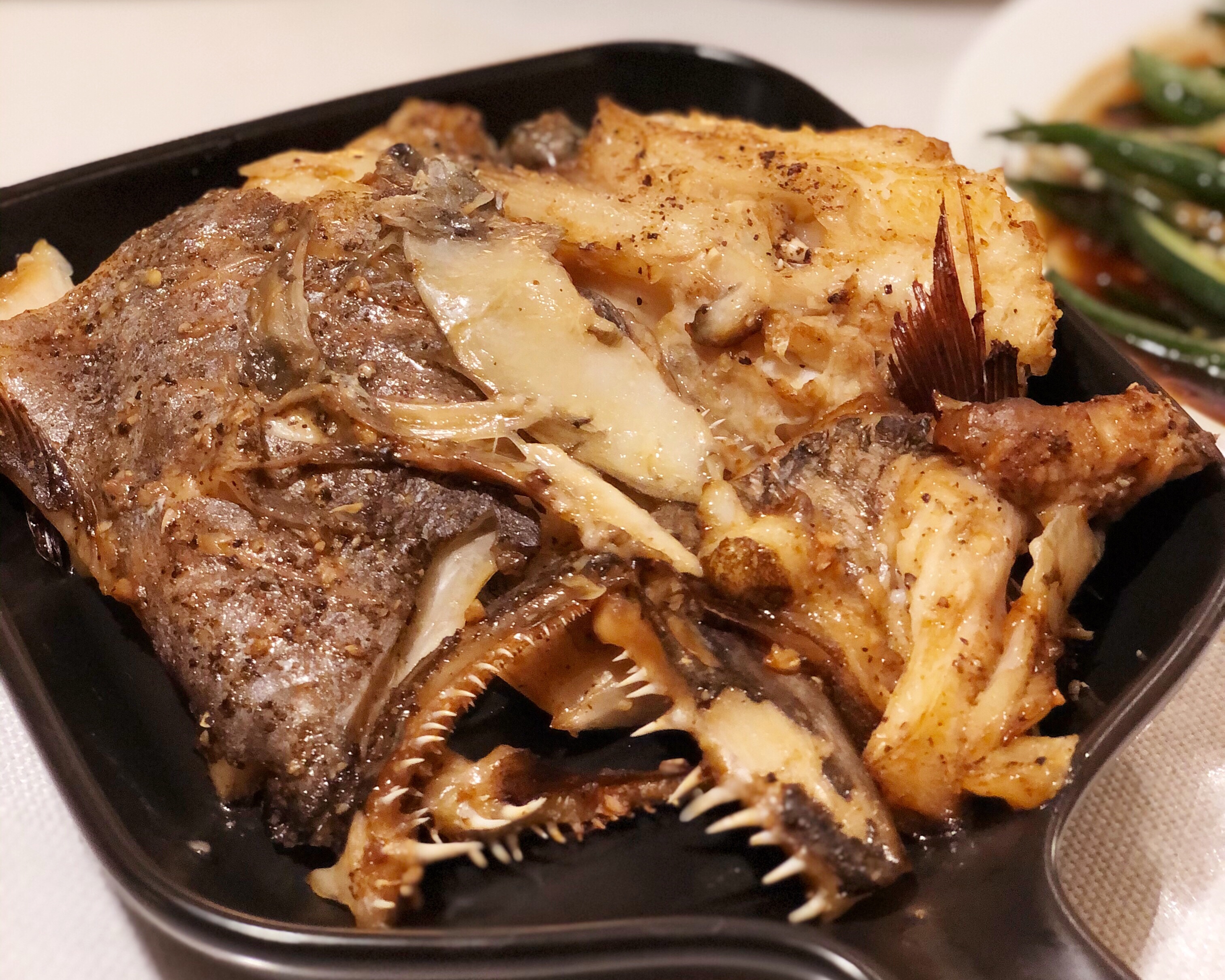 炭烤鲽鱼头（鸦片鱼）烤箱版