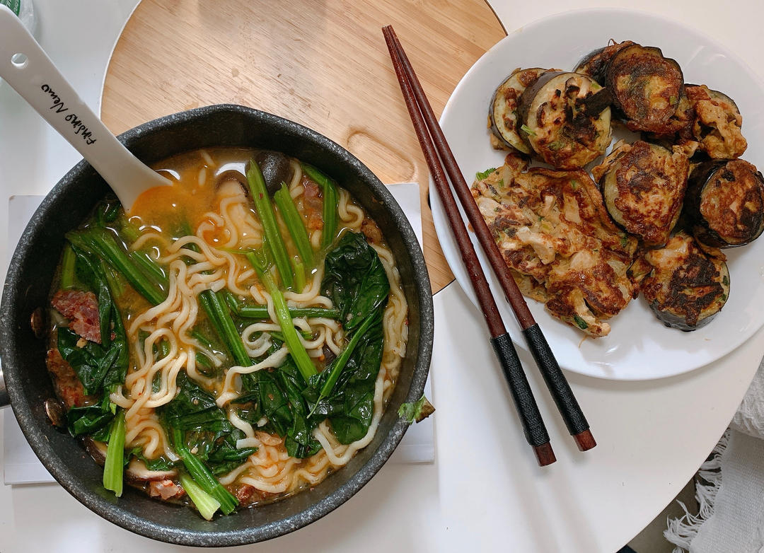 茄子蛋饼 12+宝宝辅食