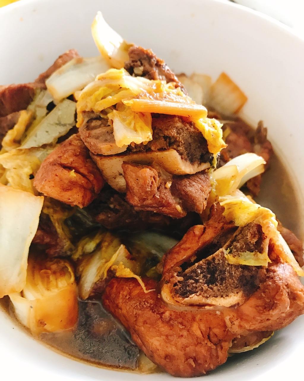 猪肉白菜炖粉条