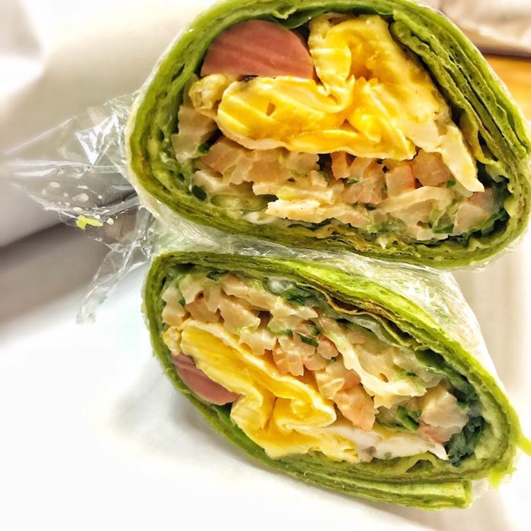 菠菜煎饼 蔬菜饼 卷饼