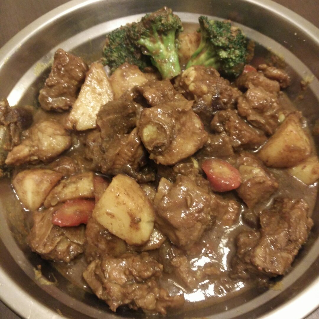 咖喱排骨炖土豆