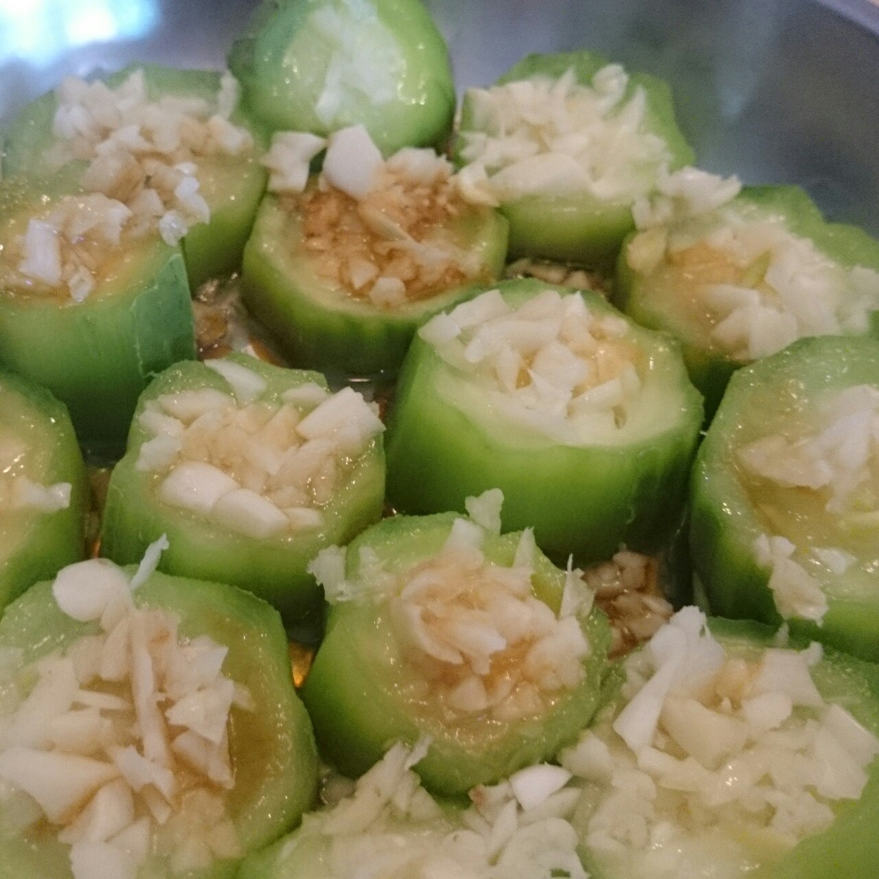 蒜蓉蒸丝瓜