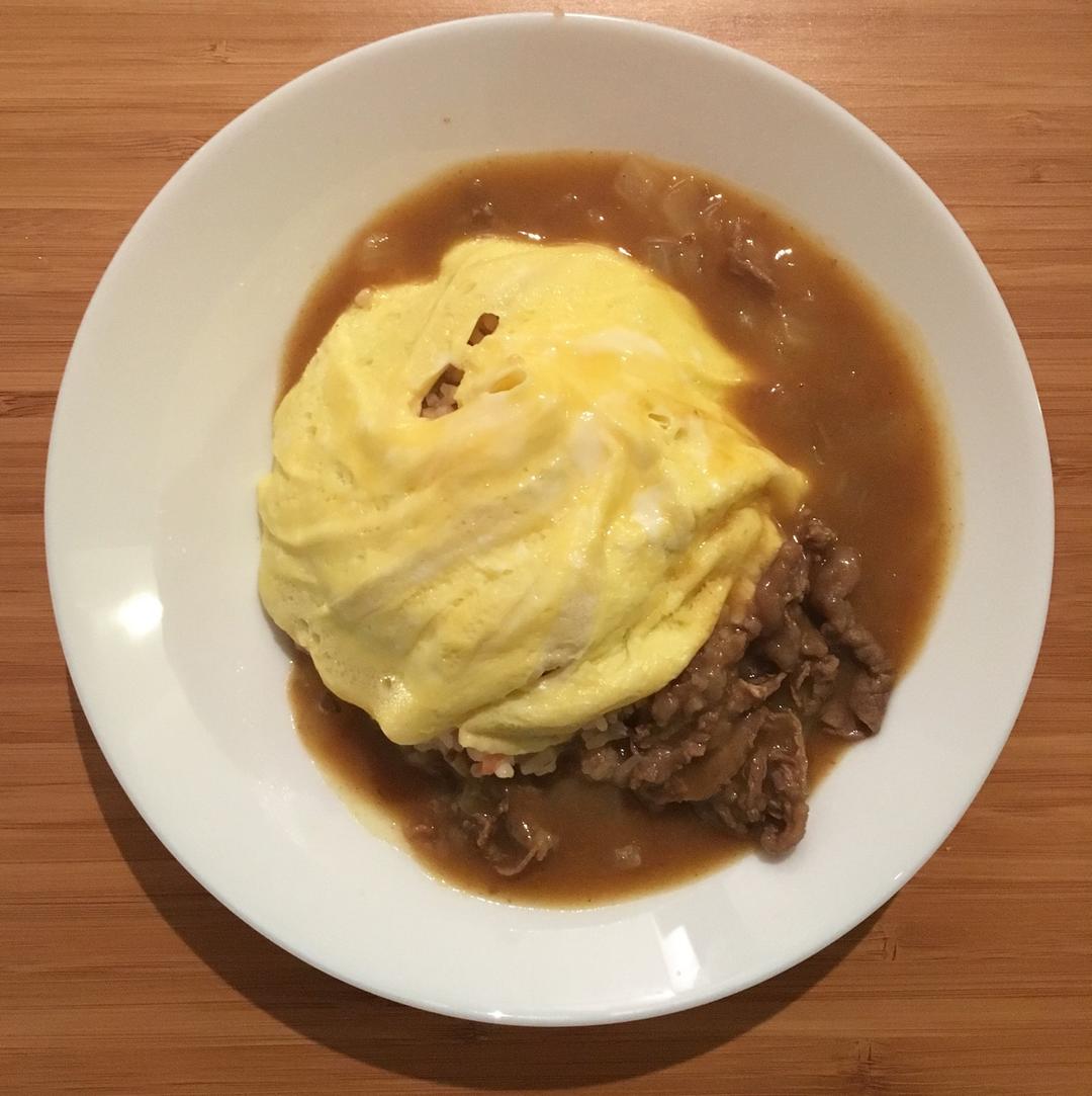 颜值高又好做的裙子蛋包饭