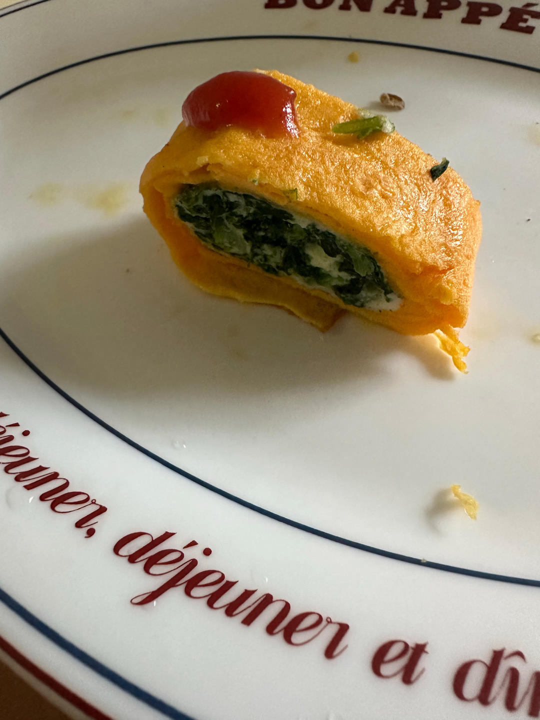 双色玉子烧（菠菜鸡蛋卷）