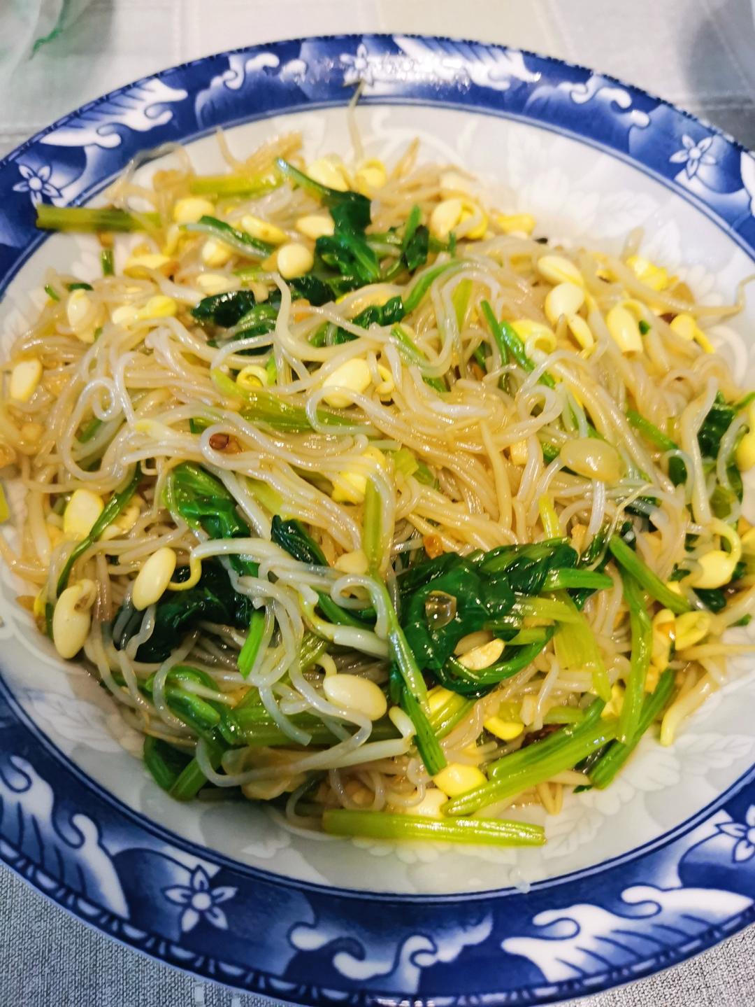 万能凉拌菜料汁（凉拌菠菜粉丝）