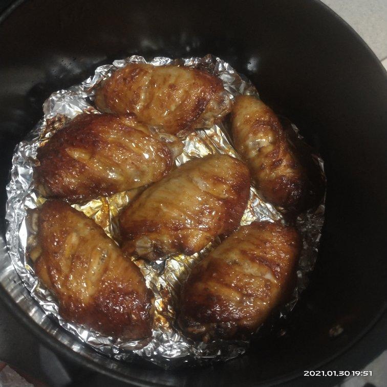 空气炸锅之奥尔良烤鸡翅（不用翻面）